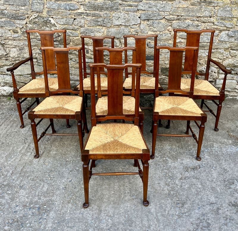 ​Set of 8 Arts and Crafts Dining Chairs