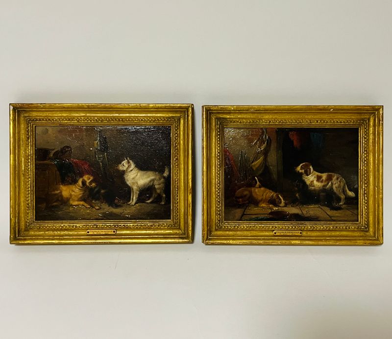 Pair of Oil Paintings by George Armfield