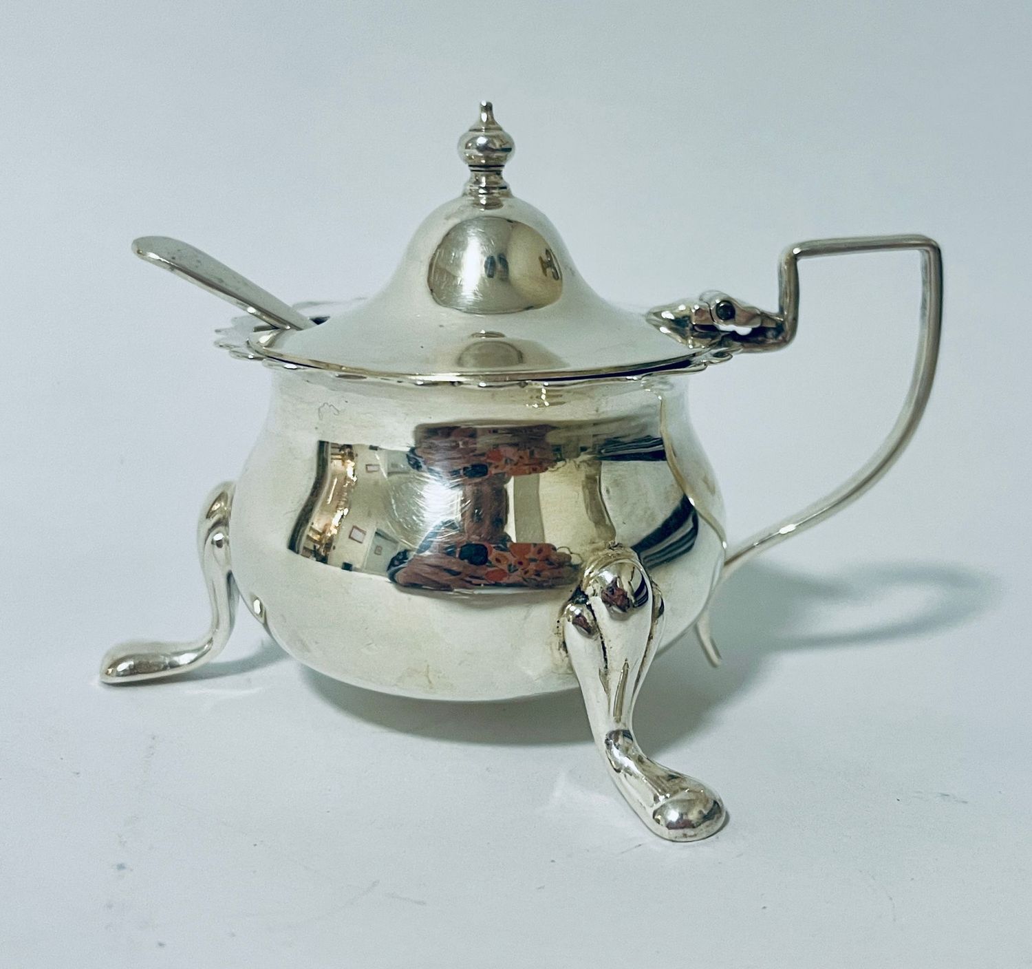 Antique Silver Mustard Pot