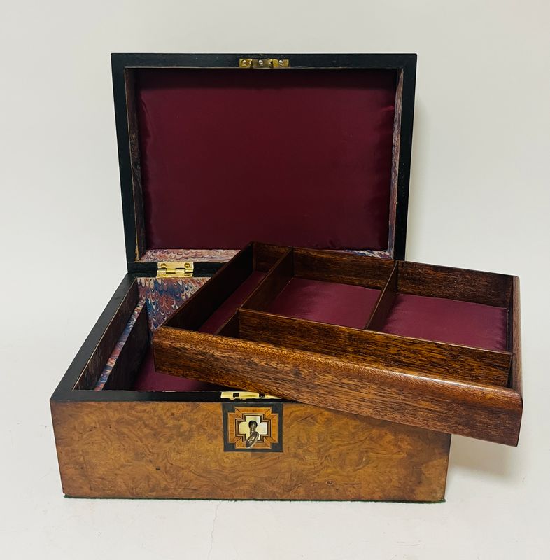 Victorian Inlaid Jewellery Box