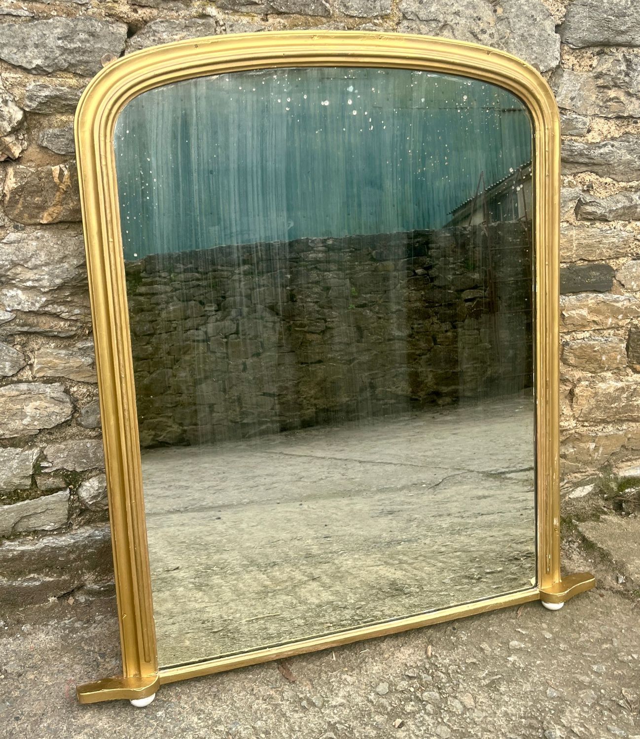 ​Victorian Gilt Overmantel Mirror