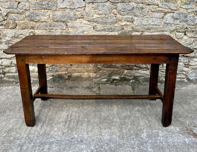 Antique Oak Farmhouse Table