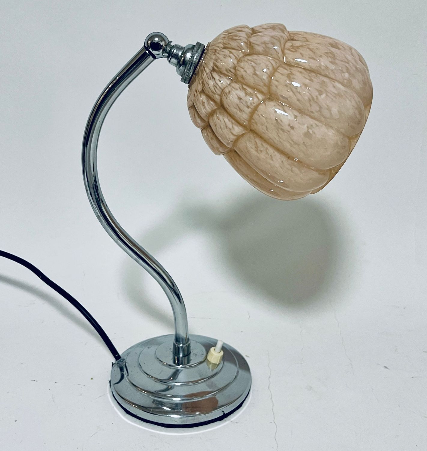 Art Deco Chrome Adjustable Desk Lamp