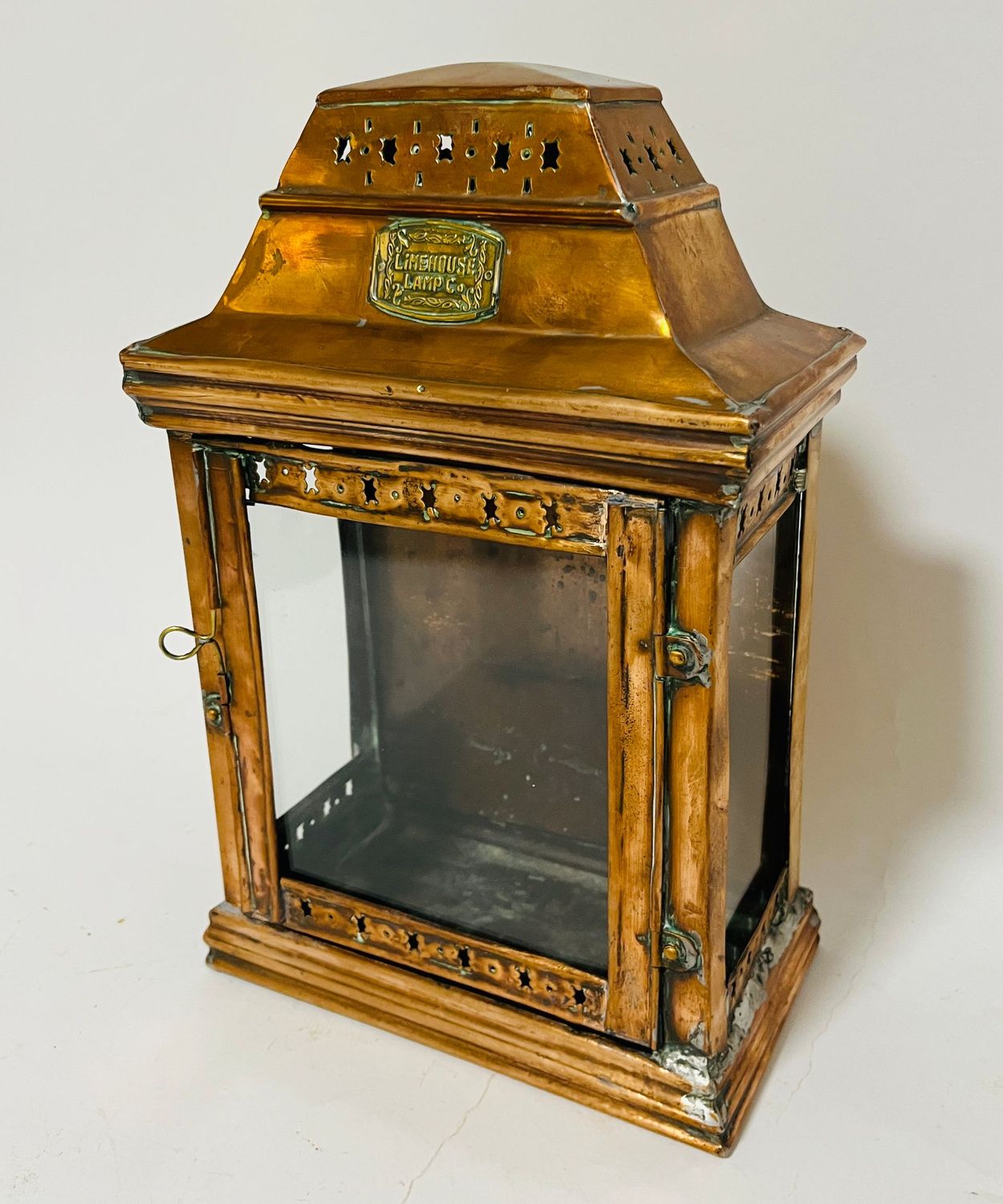 Antique Copper Bulkhead Lantern