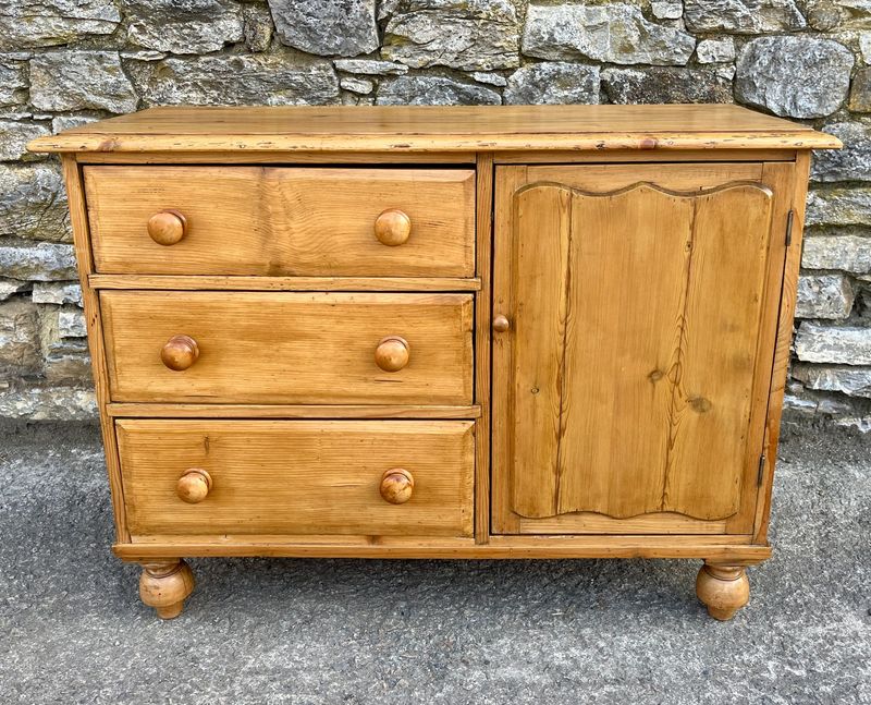 ​Antique Stripped Pine Sideboard
