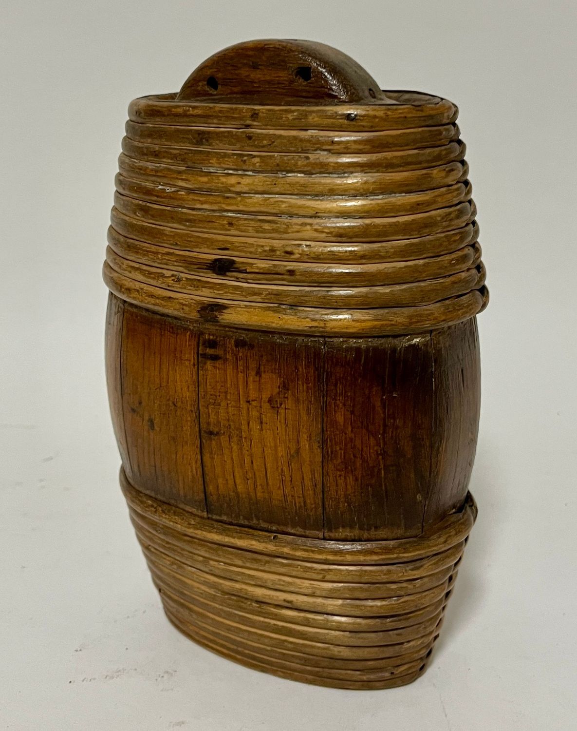 Small Antique Treen Keg