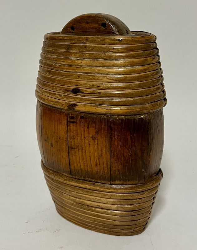 Small Antique Treen Keg