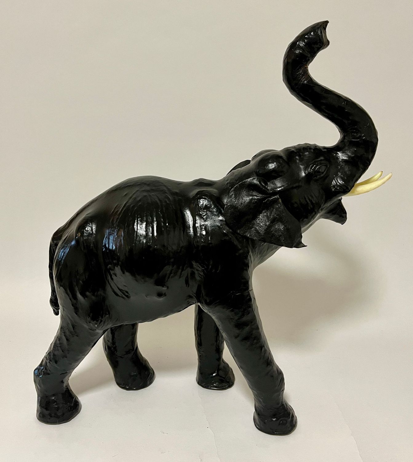 Vintage Liberty Style Leather Elephant