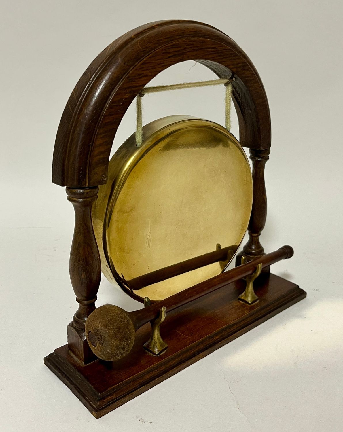 Antique Oak Dinner Gong