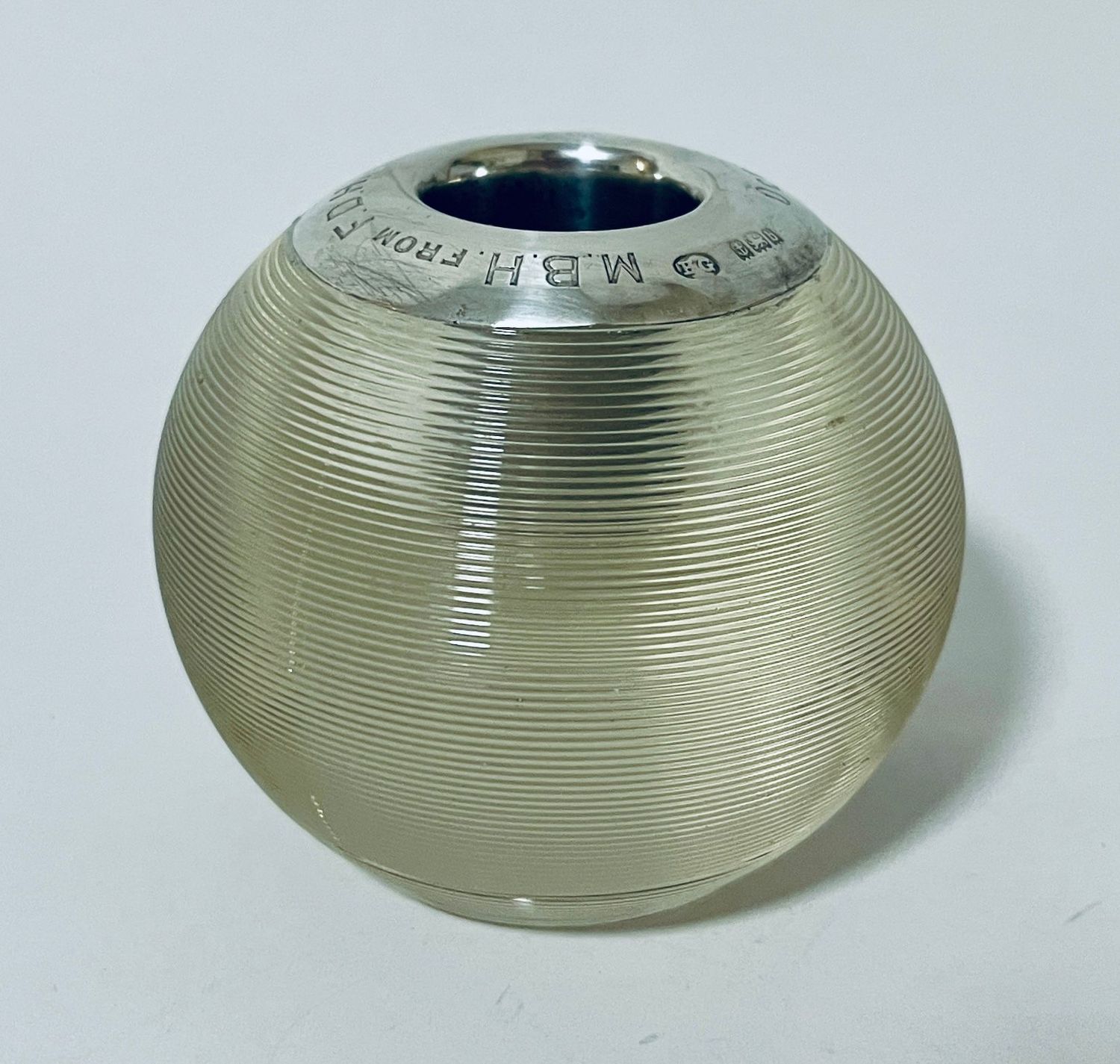 Antique Silver Rim Match Striker