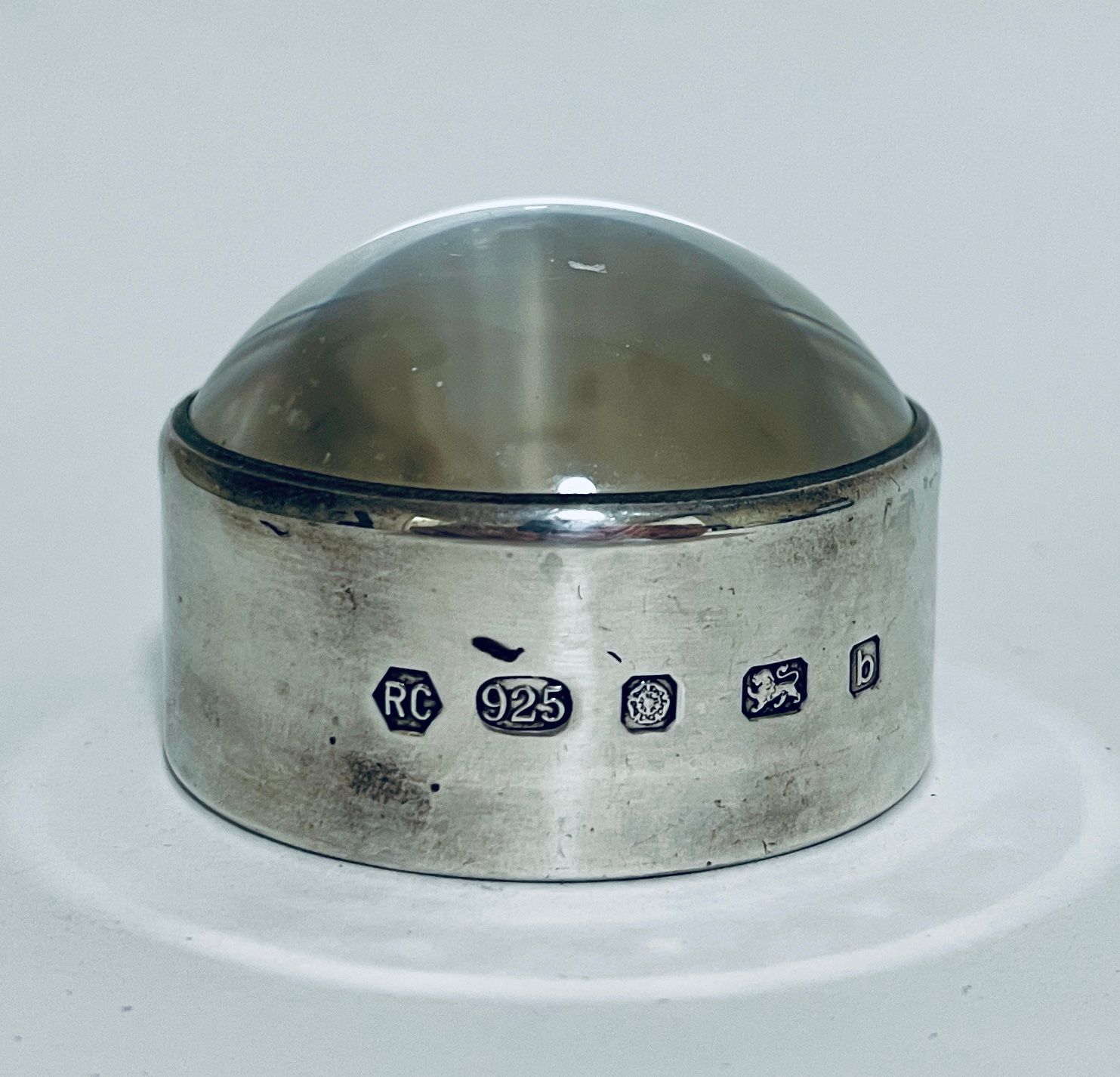 Silver Mounted Desk Magnifier