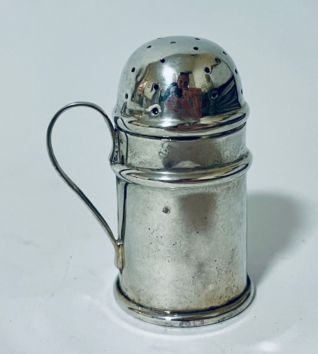 Antique Novelty Silver Pepper Shaker