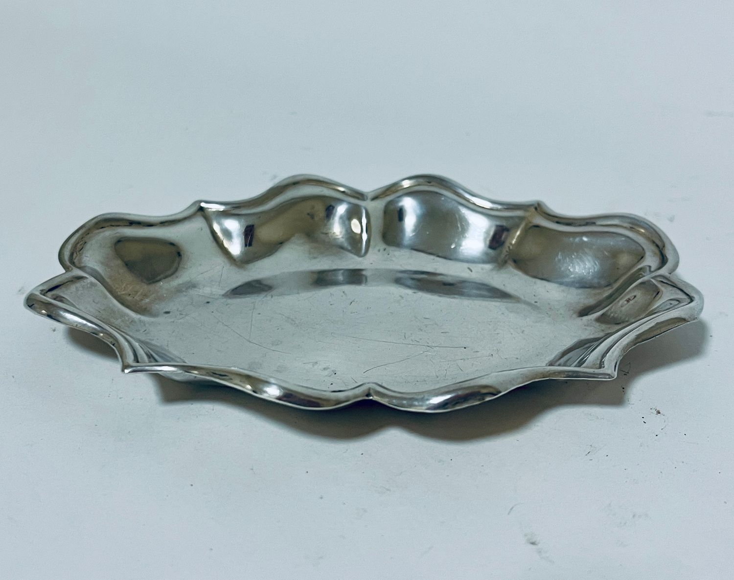 Antique Silver Pin Tray