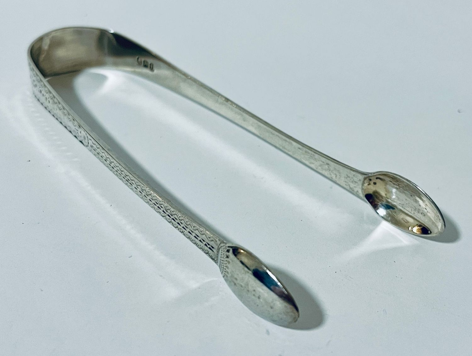 18th Century Georgian Silver Sugar Tongs