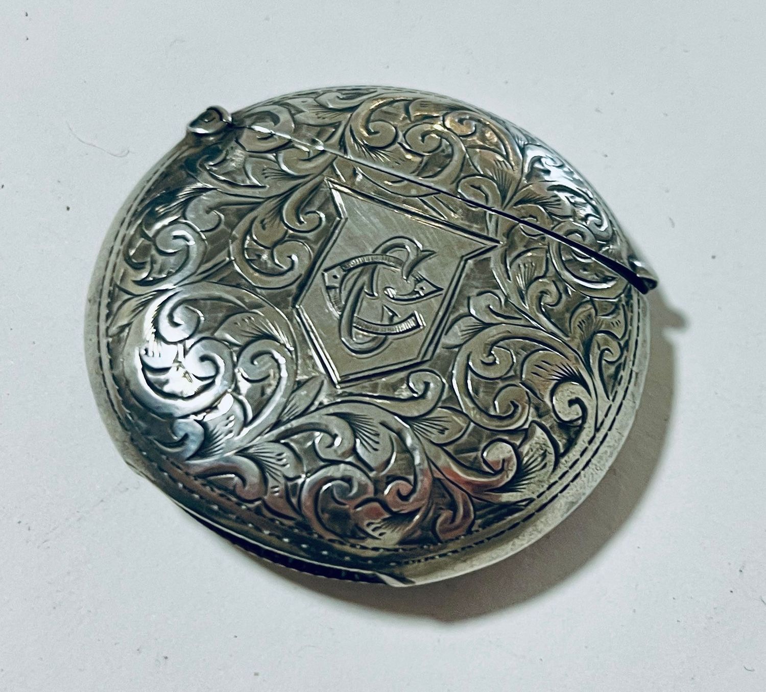 Victorian Silver Vesta Case