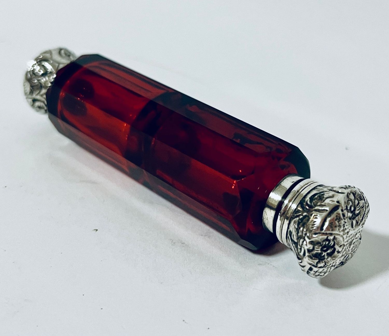 Victorian Double Ended Silver Scent Bottle
