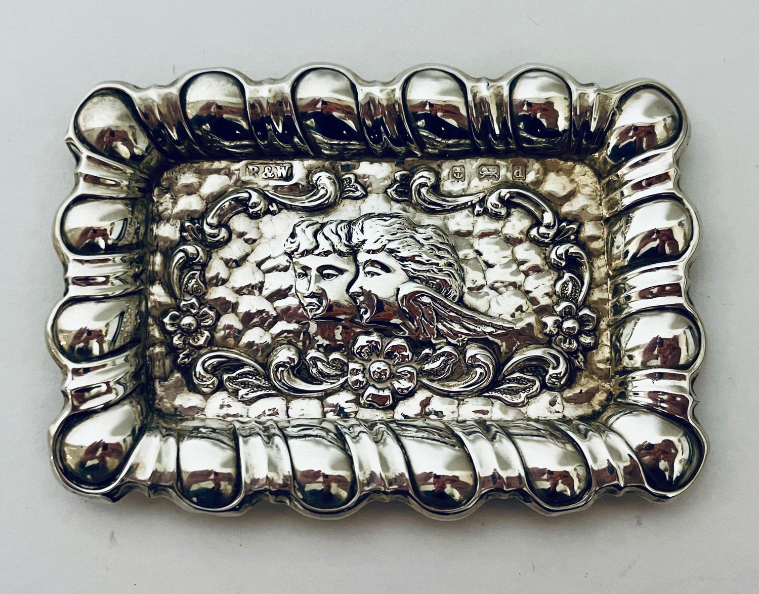 Antique Silver Pin Tray