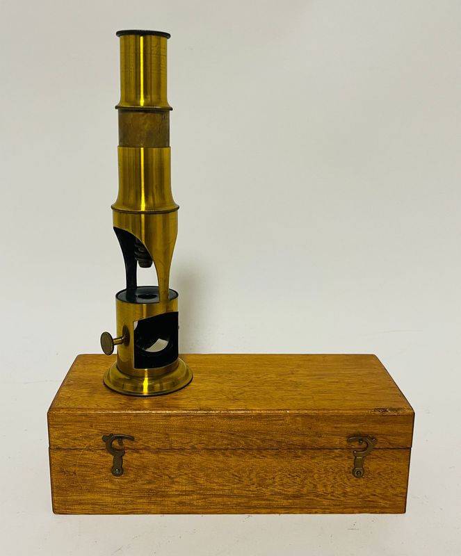 Antique Brass Student Microscope