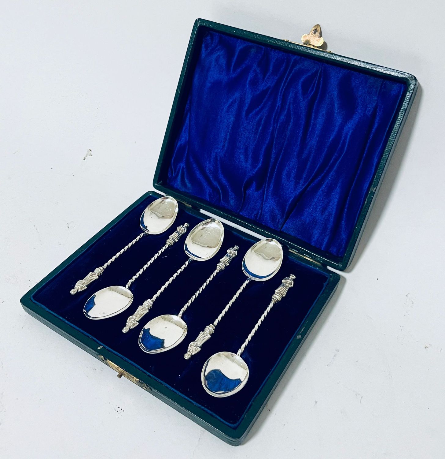 Set of 6 Antique Silver Apostle Spoons