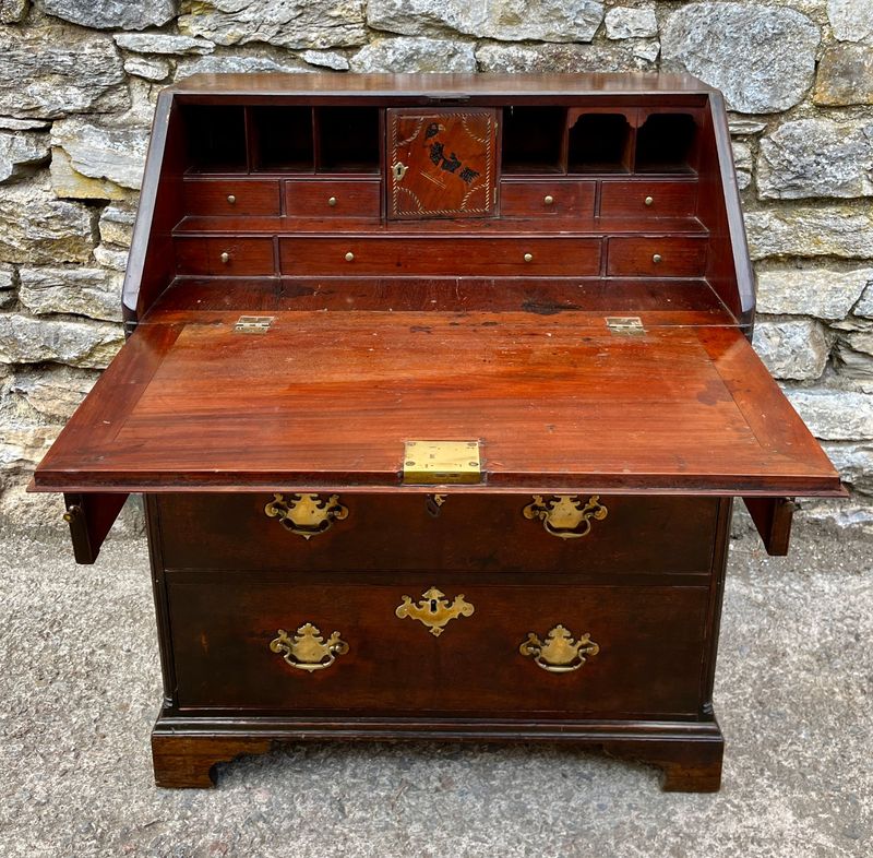Small Georgian Mahogany Bureau