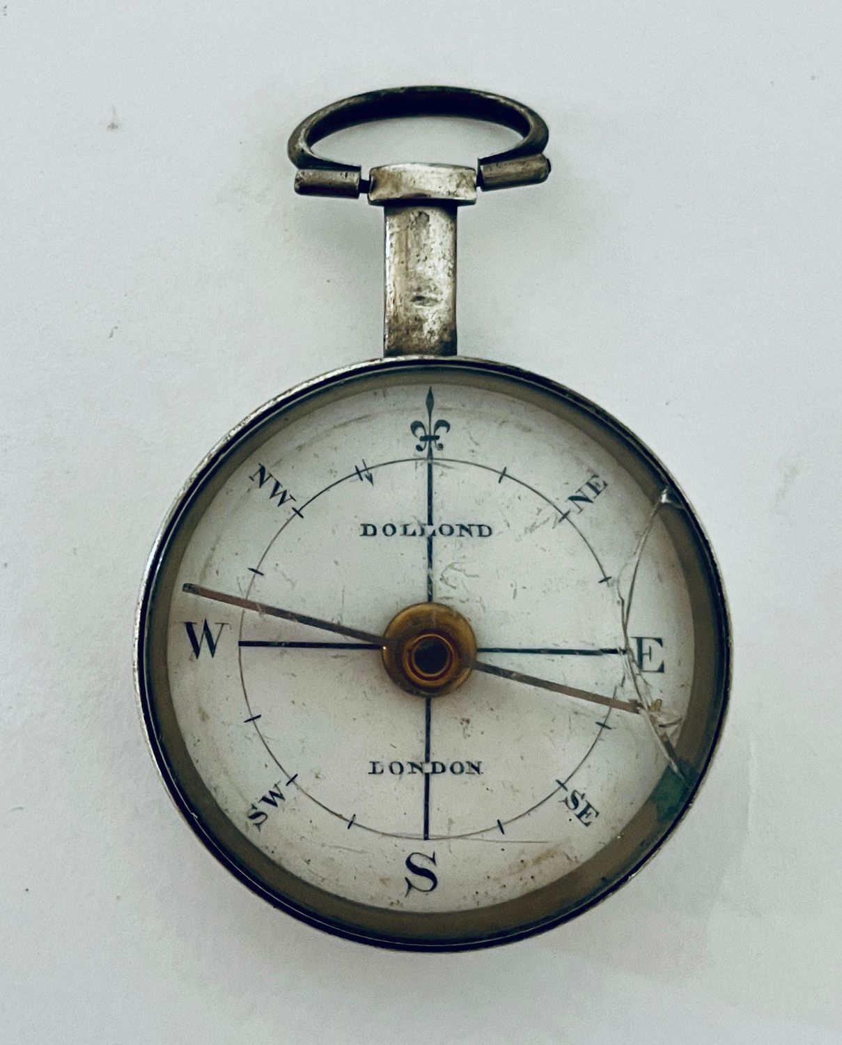 Georgian Silver Compass by Dolland
