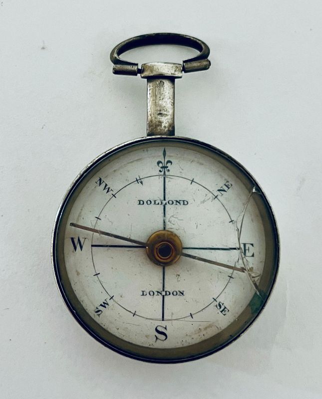 Georgian Silver Compass by Dolland