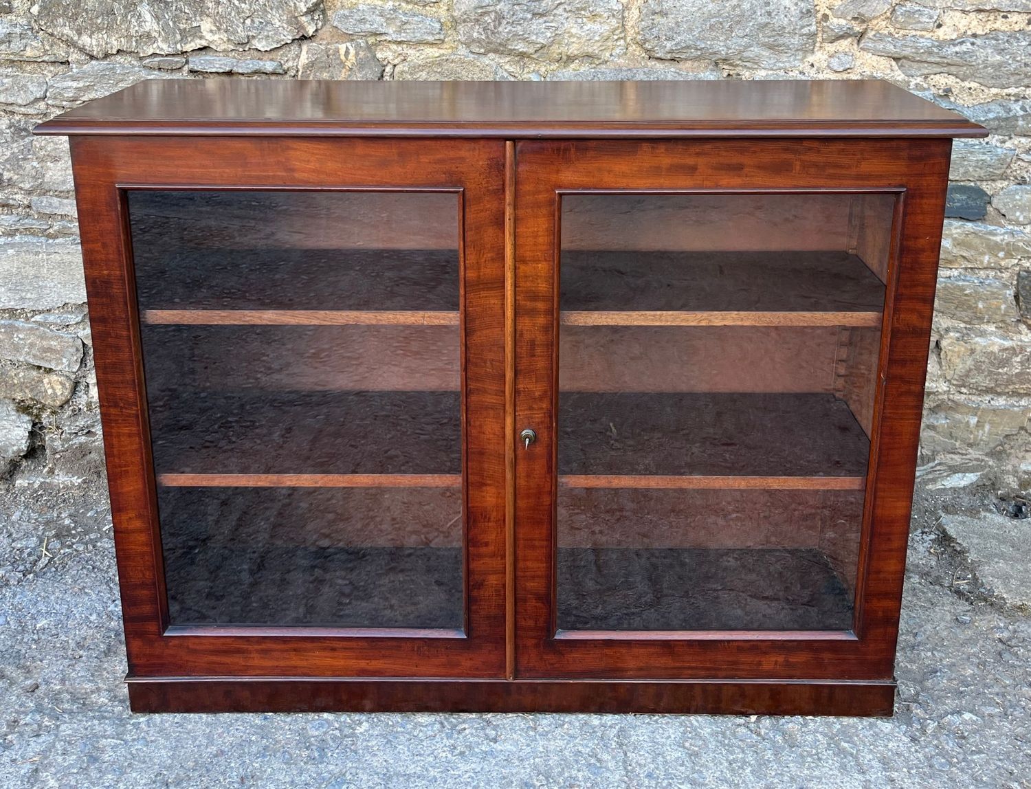 Victorian Mahogany Glazed Cabinet
