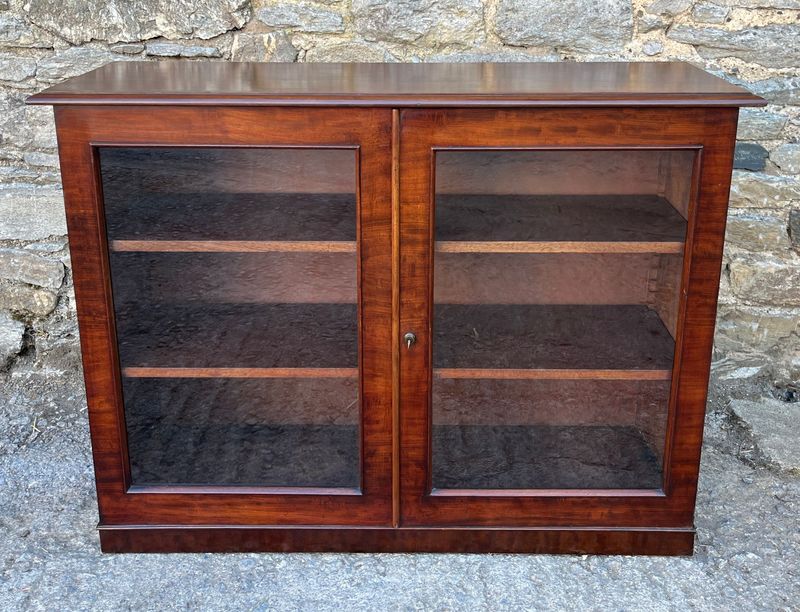 Victorian Mahogany Glazed Cabinet