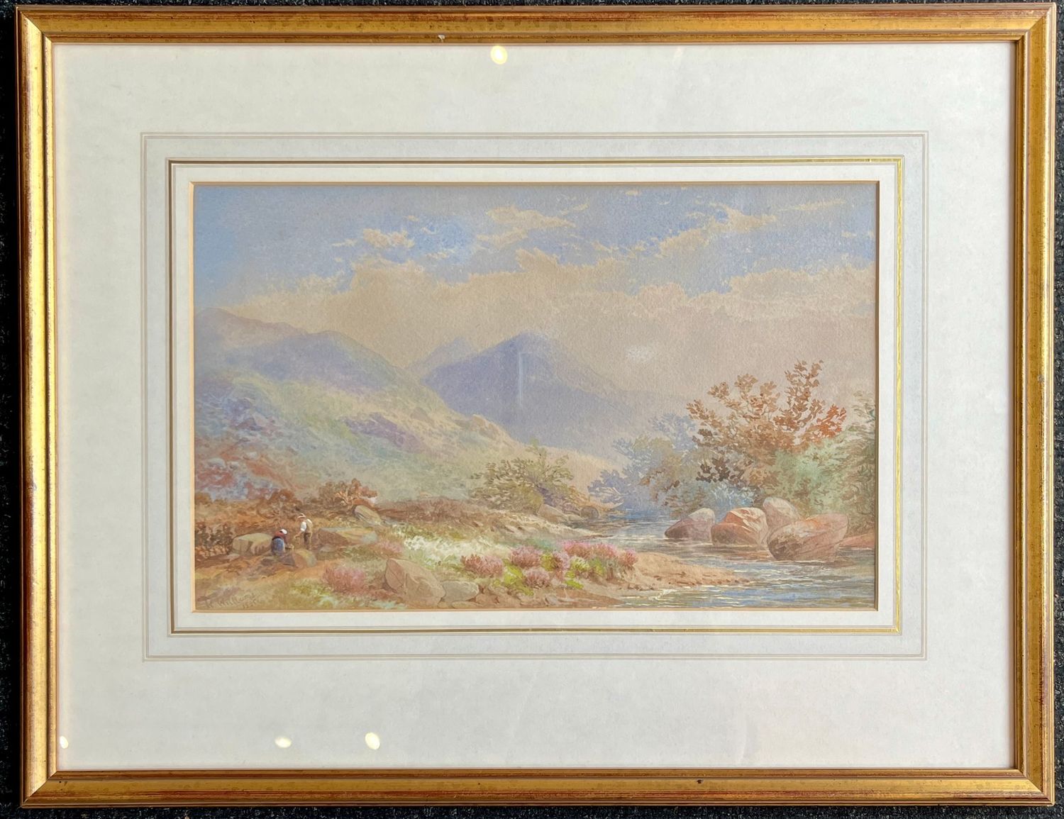 William Williams River Okement Watercolour