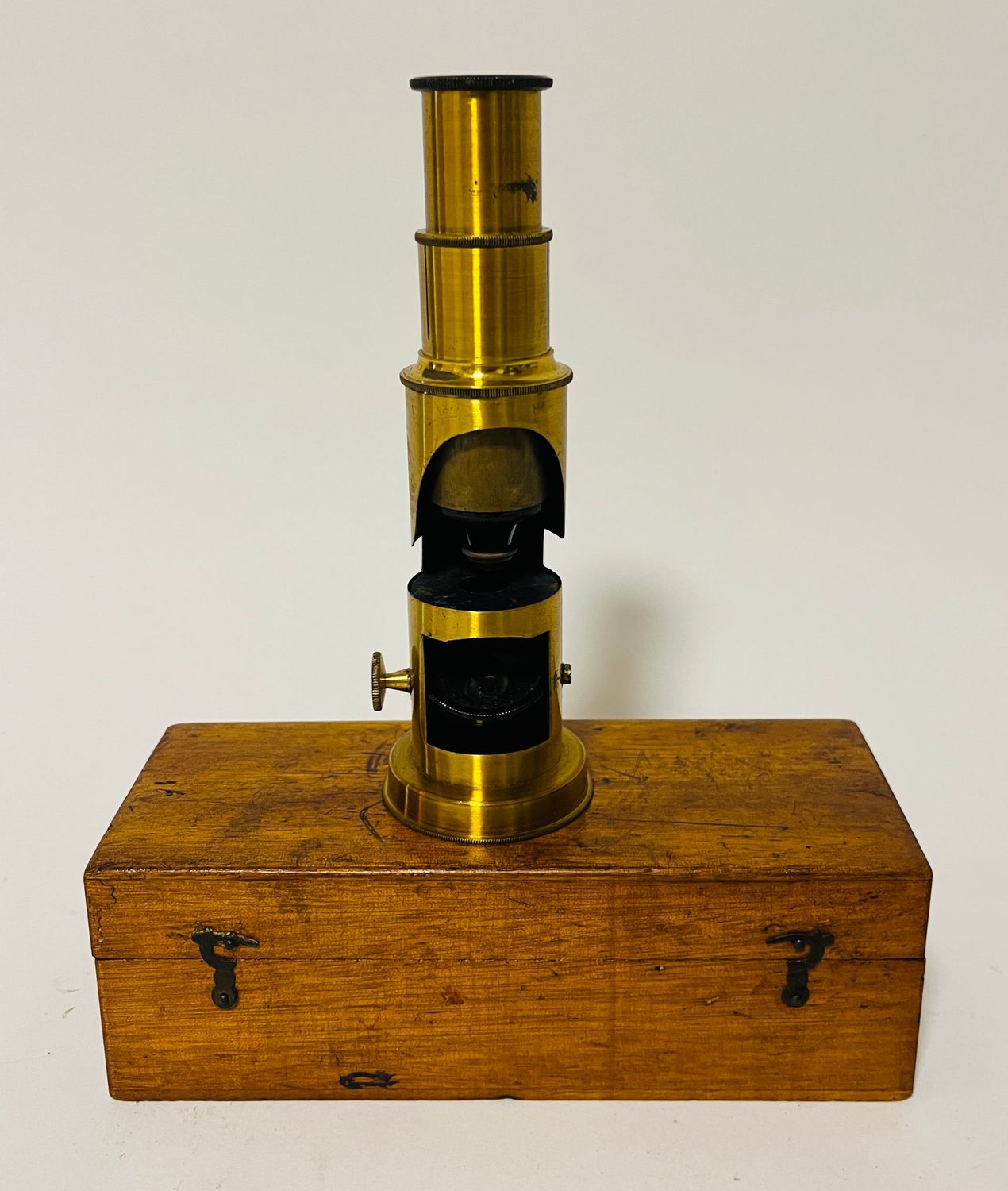 Antique Brass Student Microscope