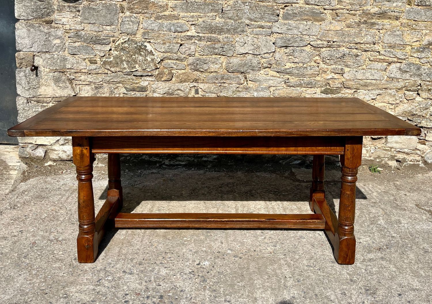 Antique Oak Refectory Table