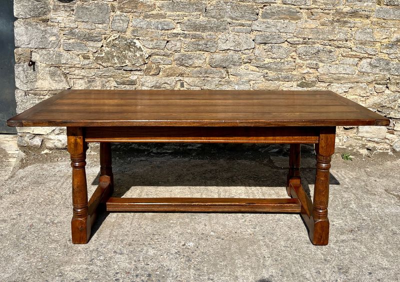 Antique Oak Refectory Table