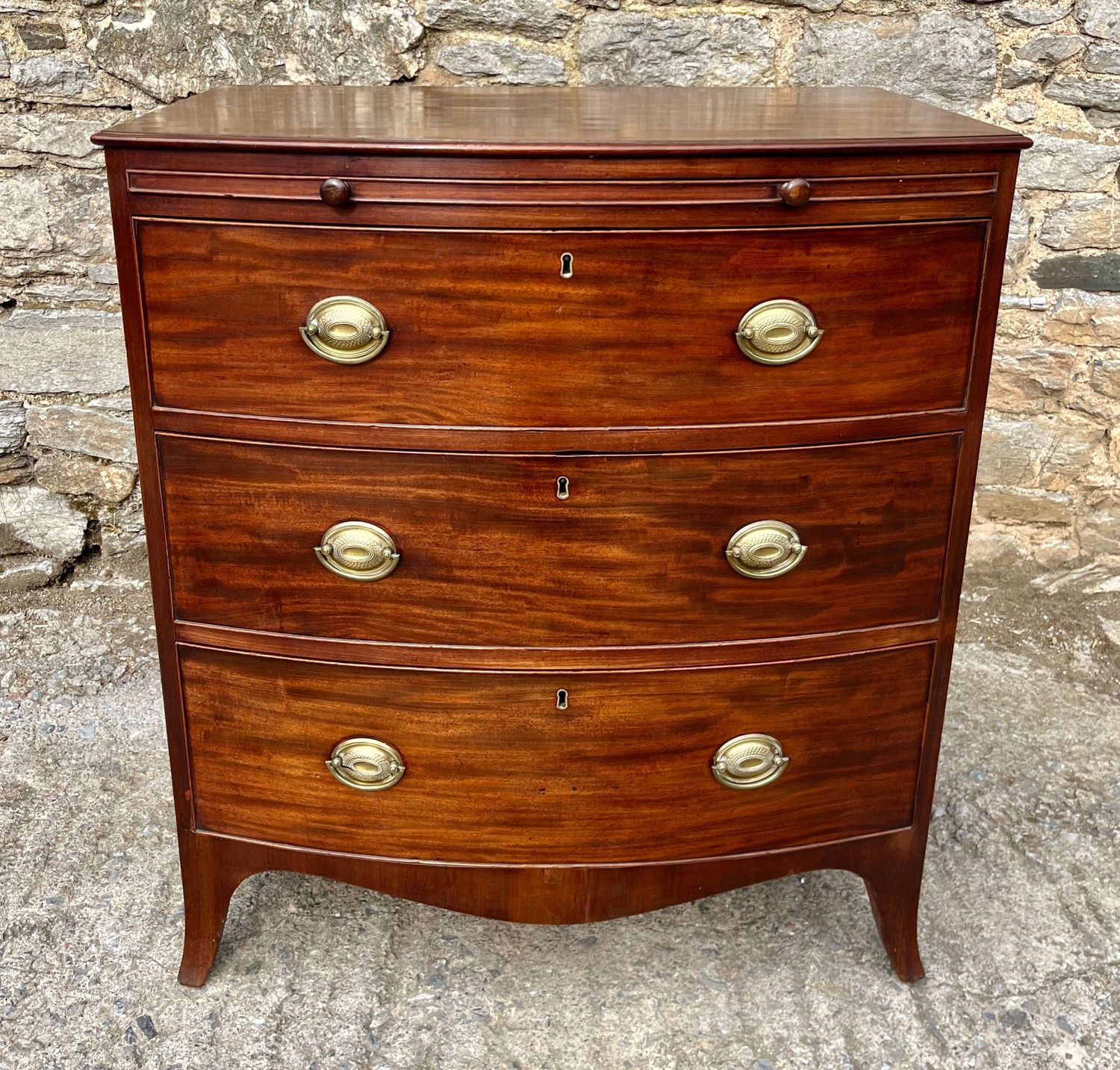 Georgian Mahogany Bachelors Chest of Drawers