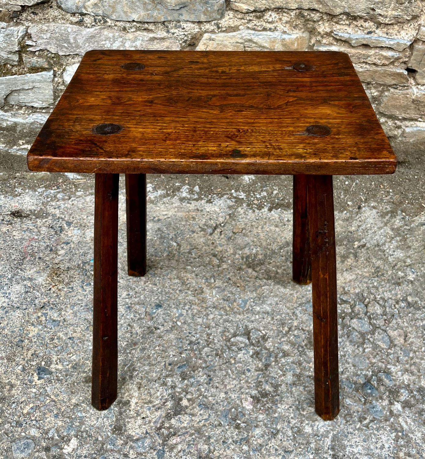 Antique Elm Stool