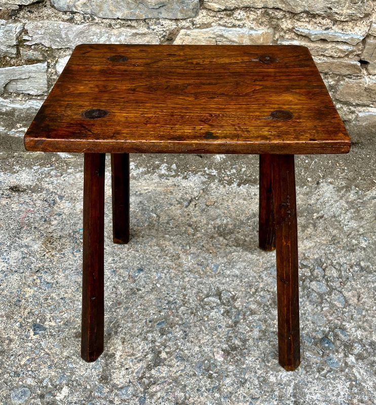Antique Elm Stool
