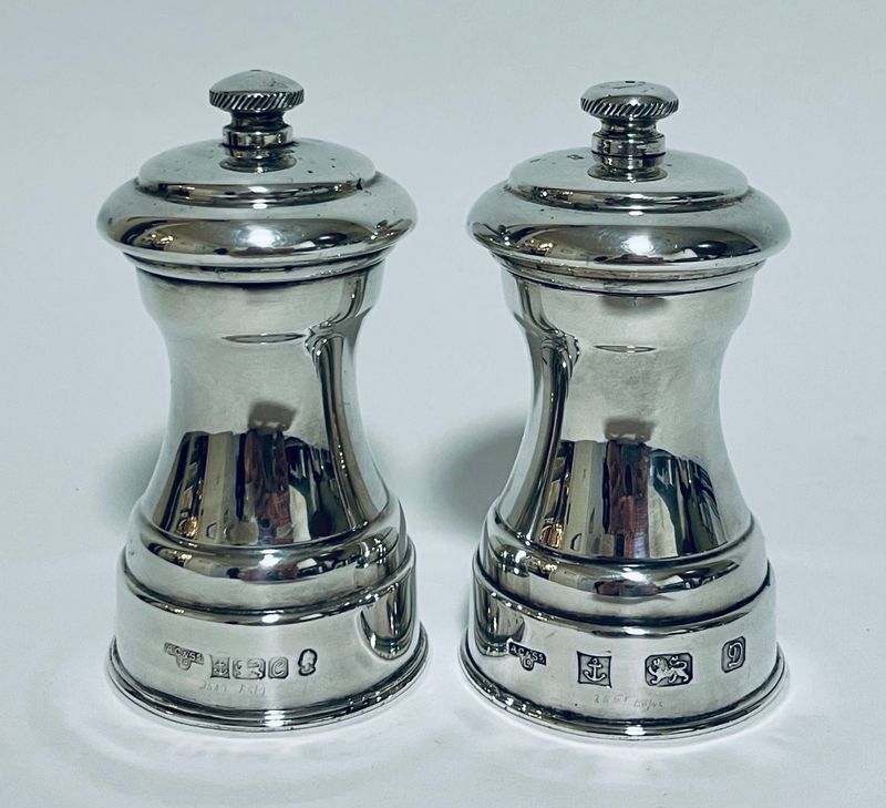 Sterling Silver Salt and Pepper Grinders