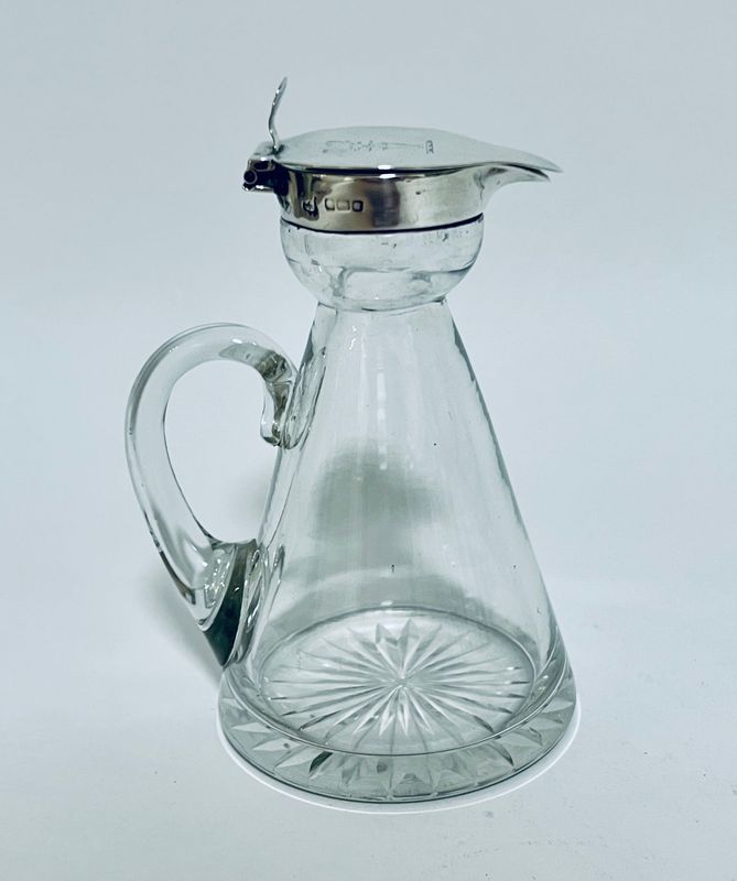 Antique Silver Topped Whiskey Noggin