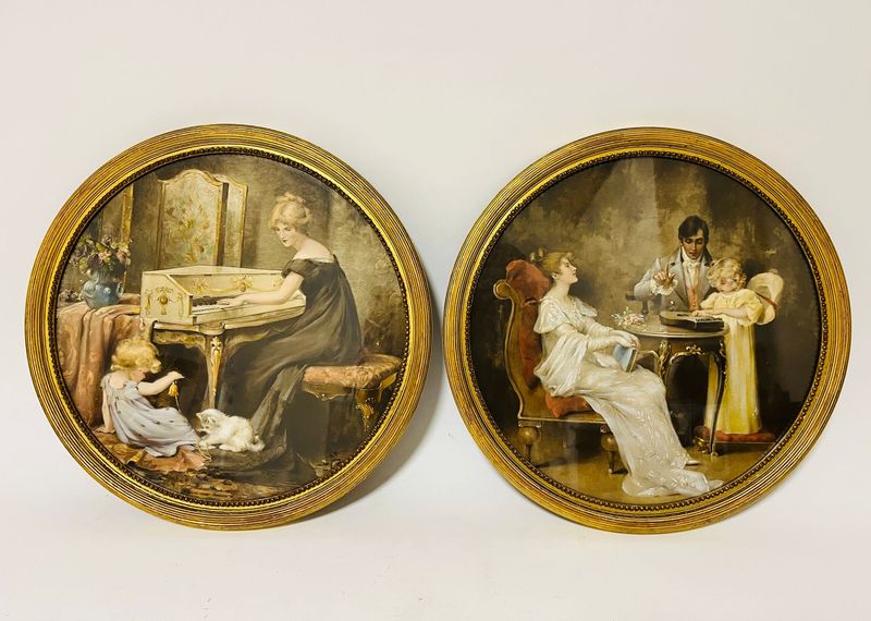 Pair of Antique Maude Goodman Prints