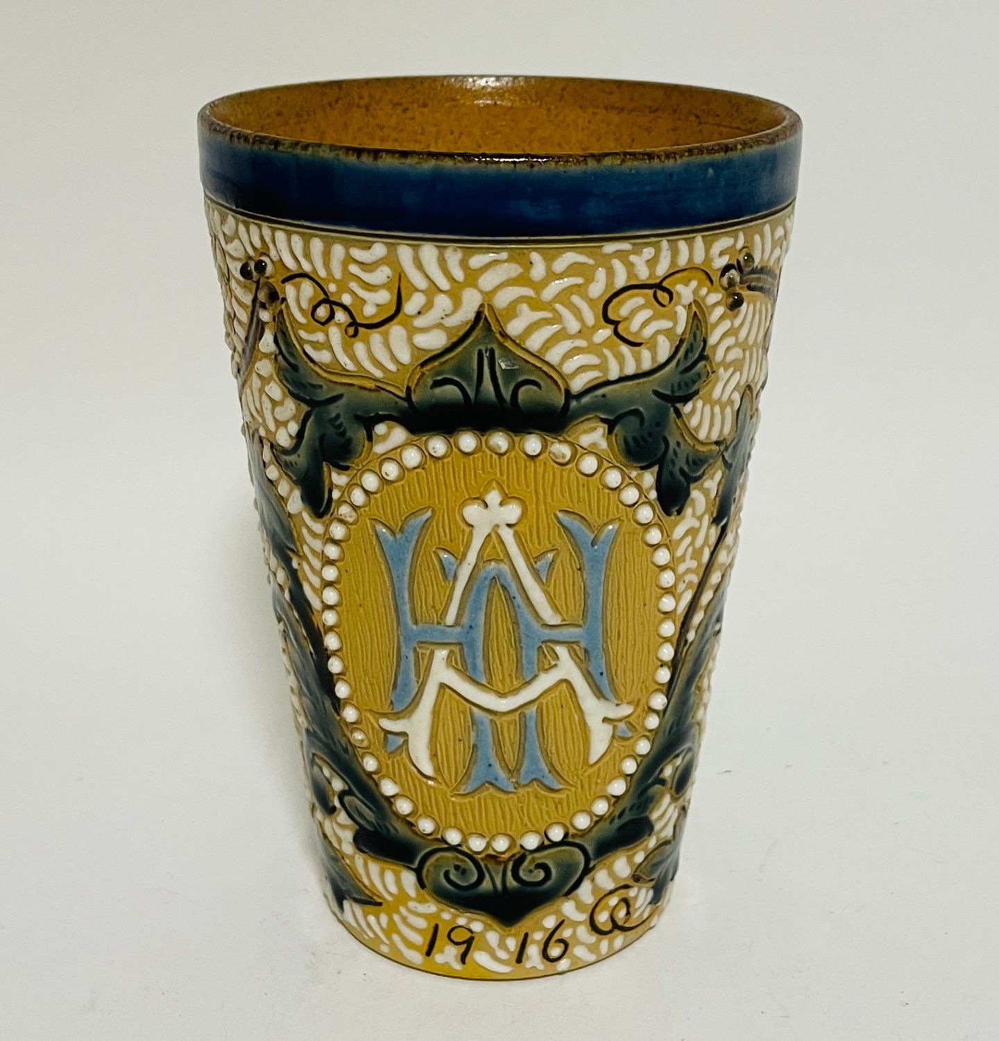 Fulham Pottery Arts and Crafts Beaker