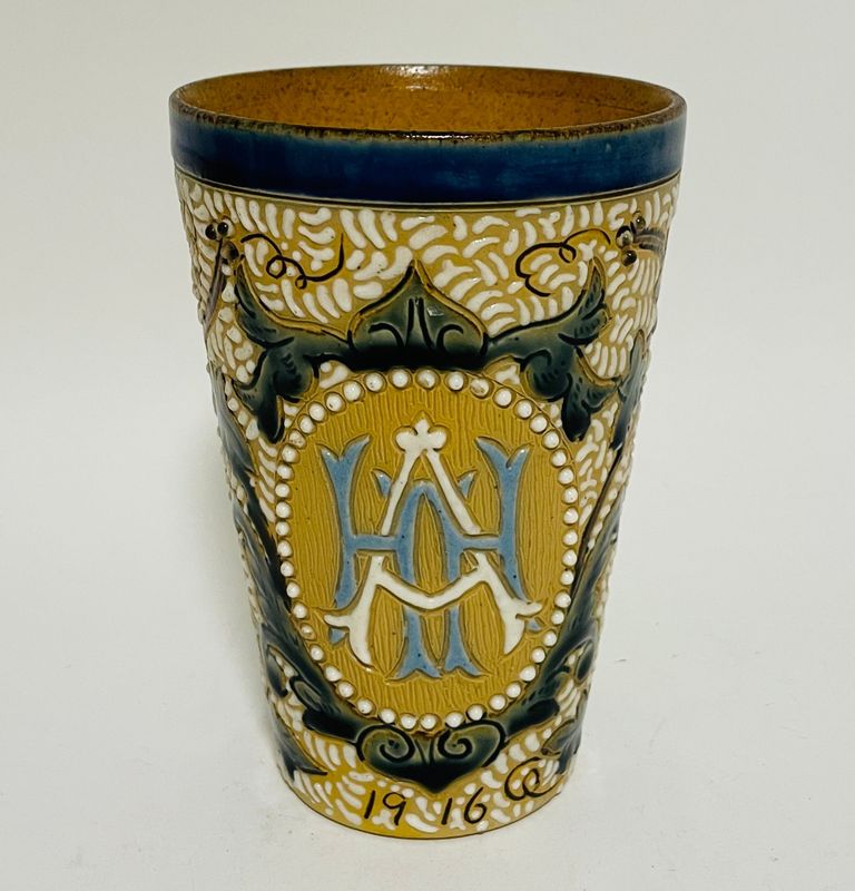 Fulham Pottery Arts and Crafts Beaker