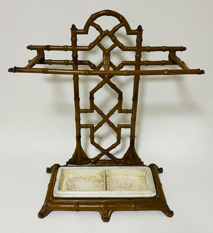 Victorian Faux Bamboo Umbrella Stand
