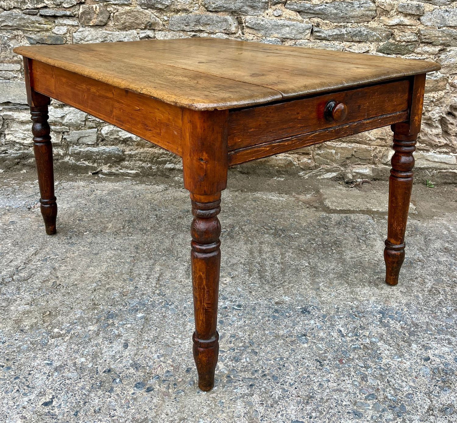 Victorian Pine Farmhouse Table