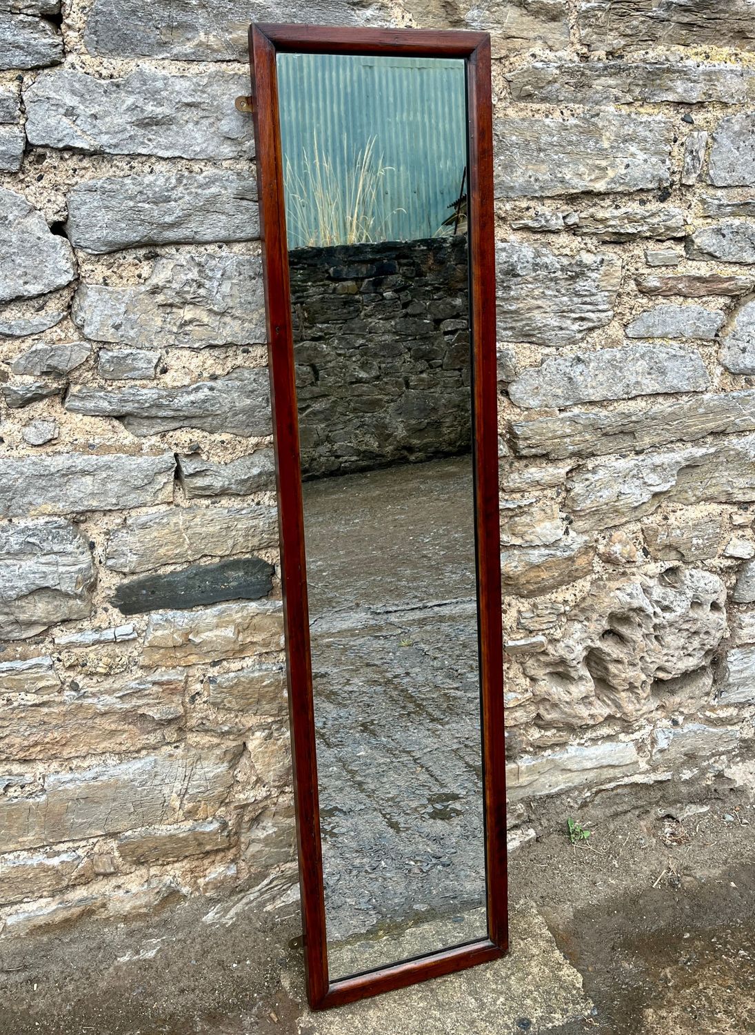 Narrow Antique Tailor's Mirror