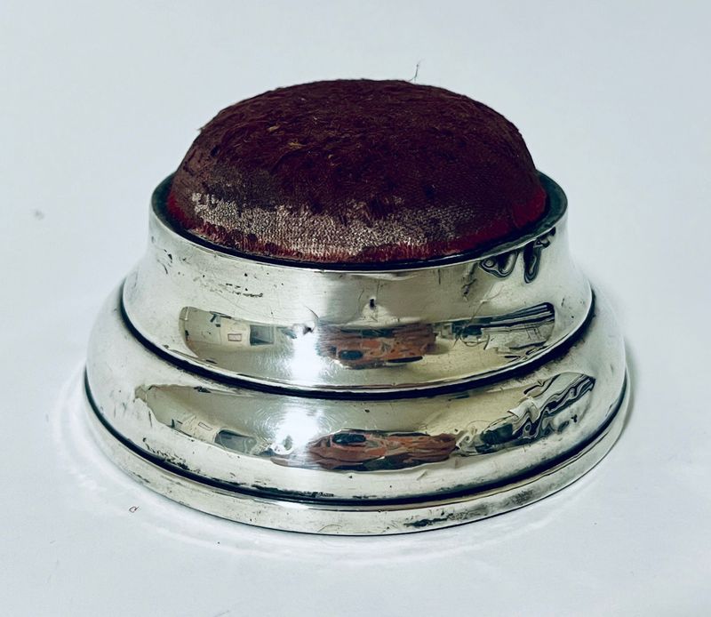 Antique Silver Pin Cushion