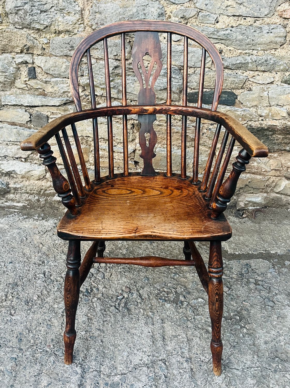 Antique Hoop Back Windsor Chair
