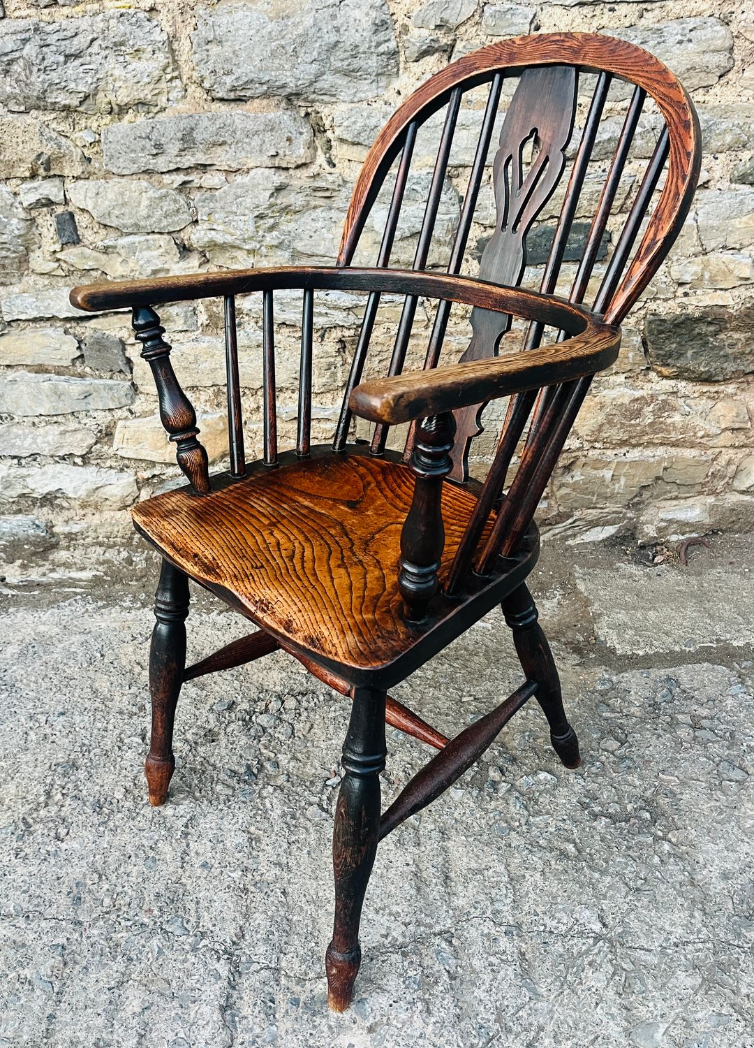 Antique Hoop Back Windsor Chair