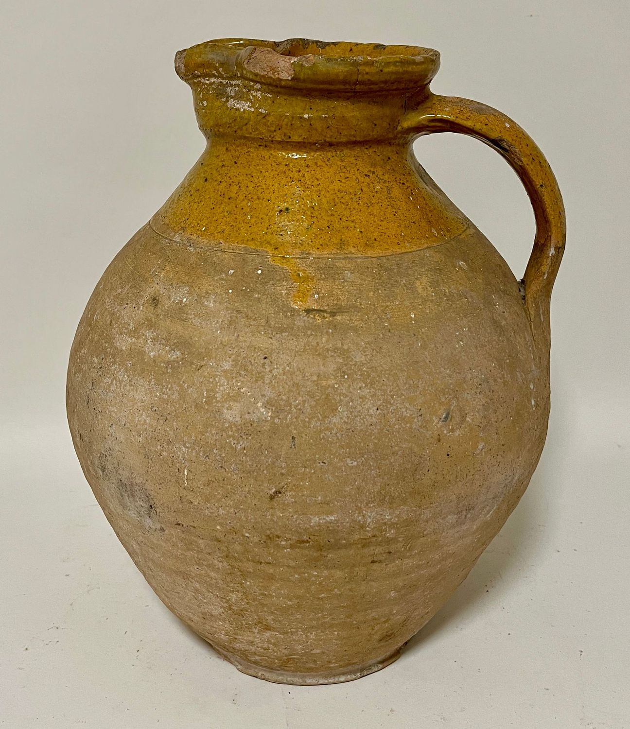 Large Antique Verwood Pottery Jug