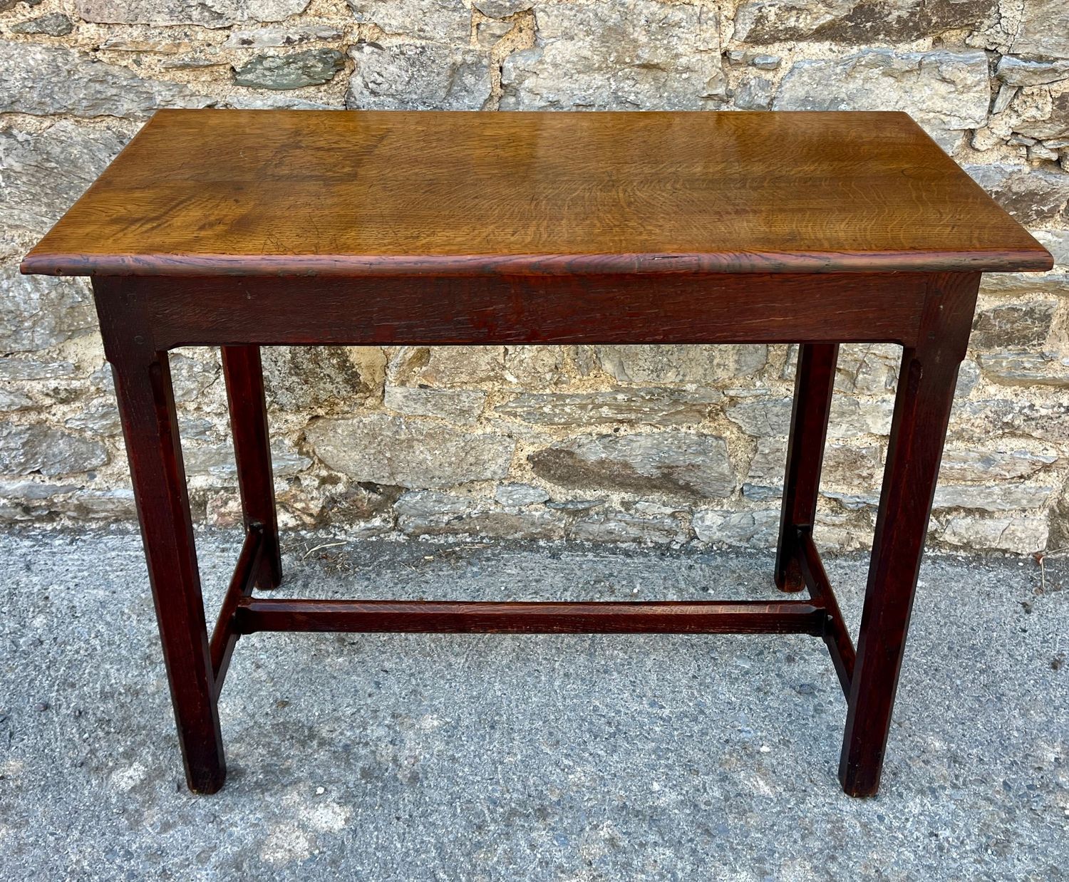 Antique Oak Console Table