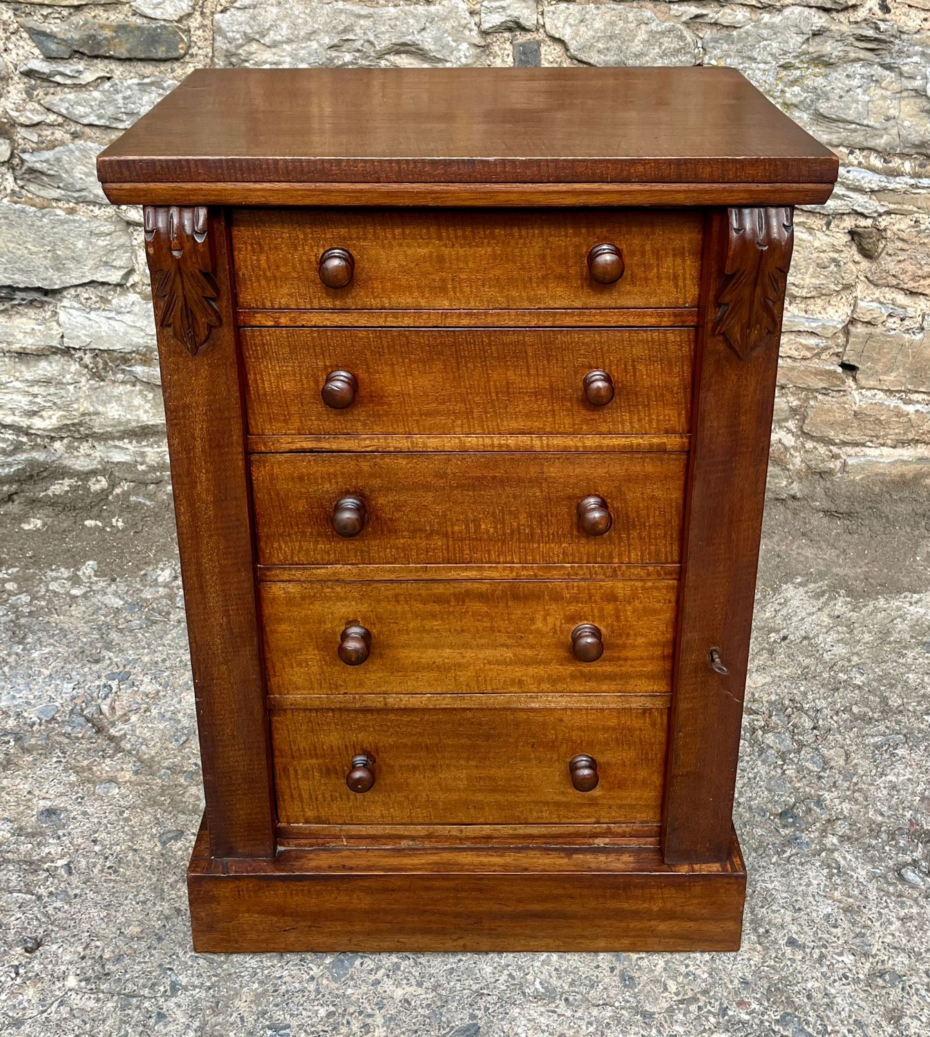 Antique Mahogany Wellington Chest