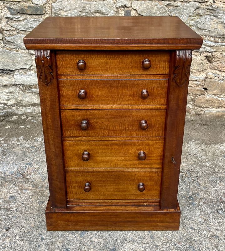Antique Mahogany Wellington Chest